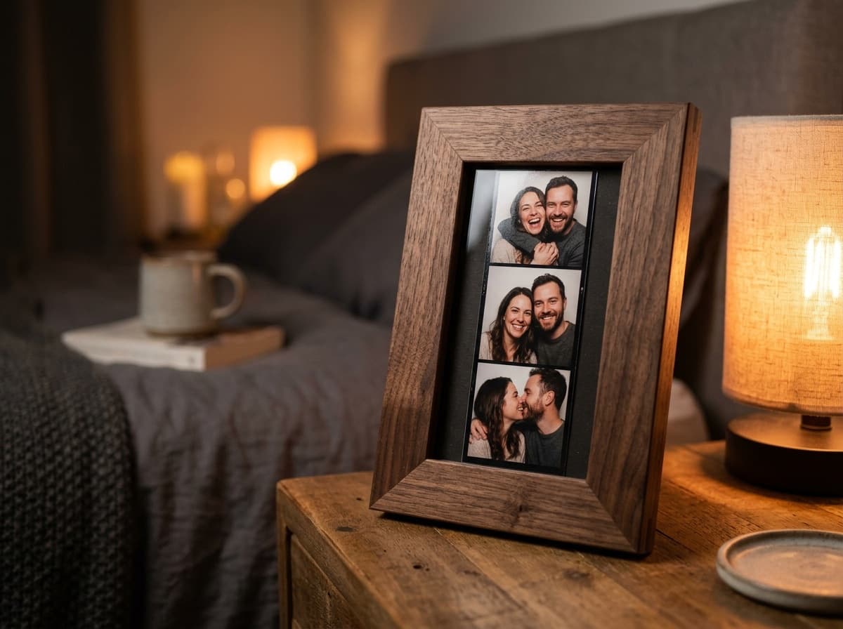 Handcrafted Walnut 3-Strip Frame